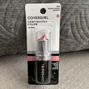 NEW Covergirl Continuous‎ Color Lipstick 010 Sugar Almond Shimmer Discontinued
